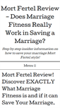 Mobile Screenshot of mortfertelreview.net